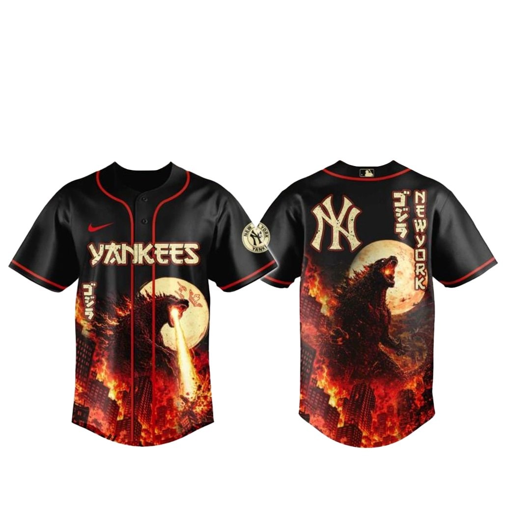 Baseball Team x Godzilla King of Monsters Baseball Jersey