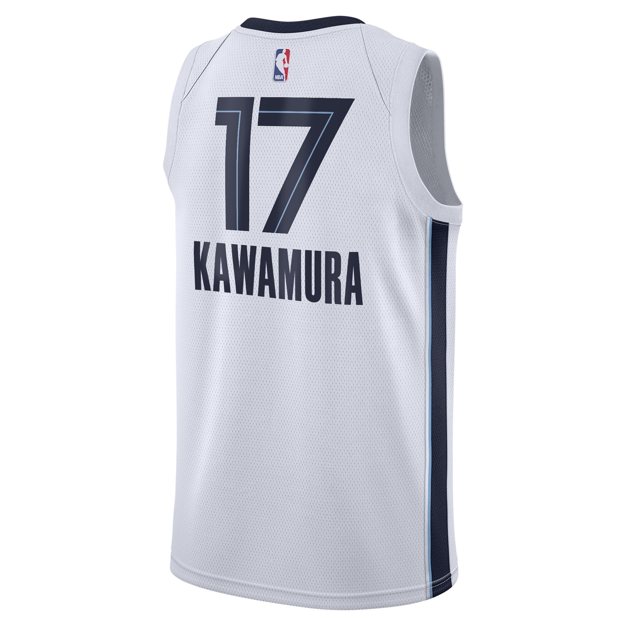 Memphis Grizzlies Association Edition Swingman Jersey White Yuki Kawamura Youth