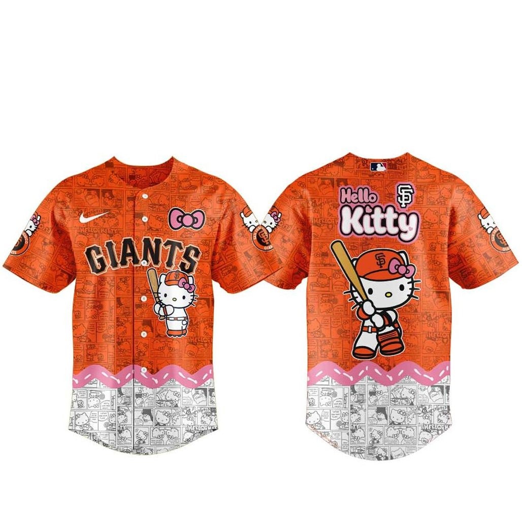 Baseball Team Hello Kitty 2026 Homerun Charm Baseball Jersey