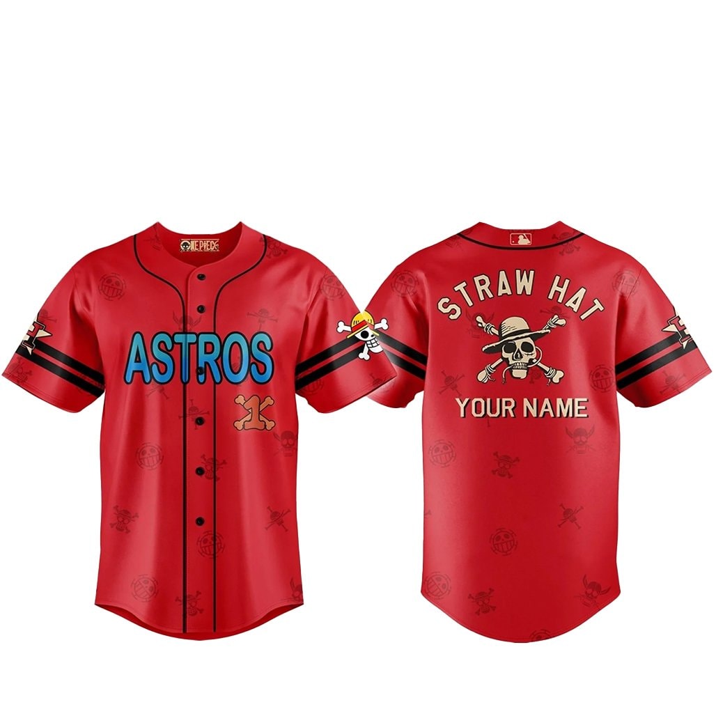 Custom Name Baseball Team One Piece 2 Live Action Luffy Neighbours Baseball Jersey