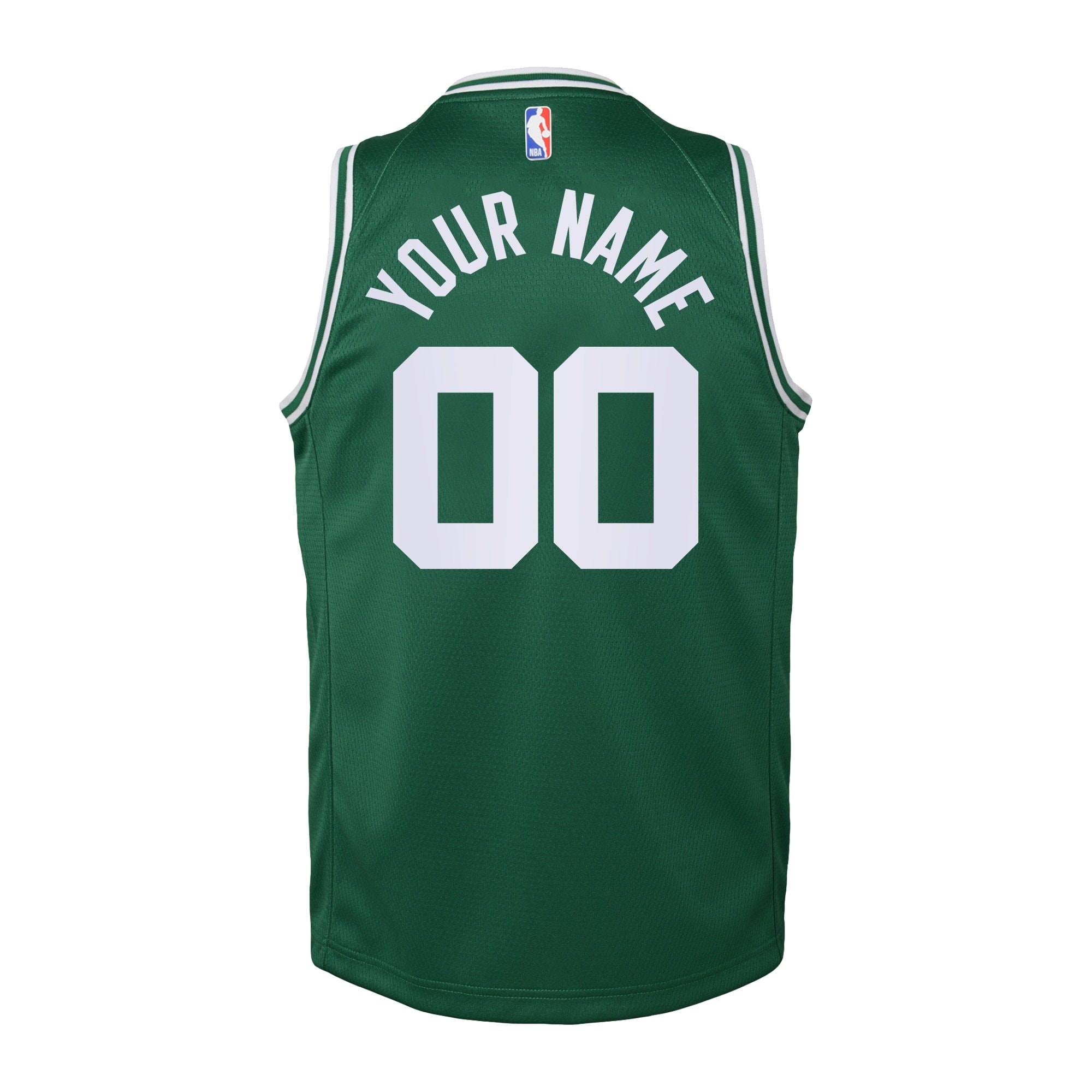Boston Celtics Icon Custom Jersey Kids Unisex Multicolor S-3XL