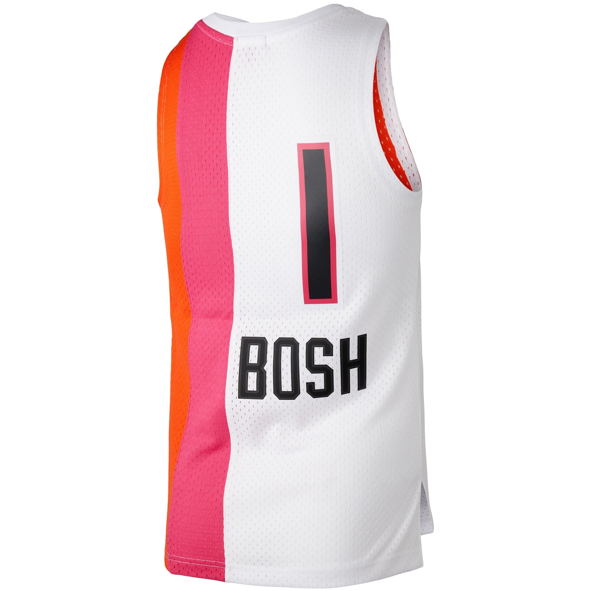Women's Mitchell & Ness Chris Bosh White Miami Heat Hardwood Classics 2011/12 Swingman Jersey
