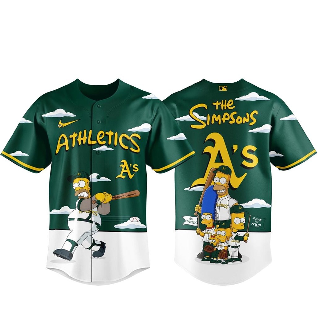 Baseball Team x The Simpsons 2026 Major Gameday Baseball Jersey