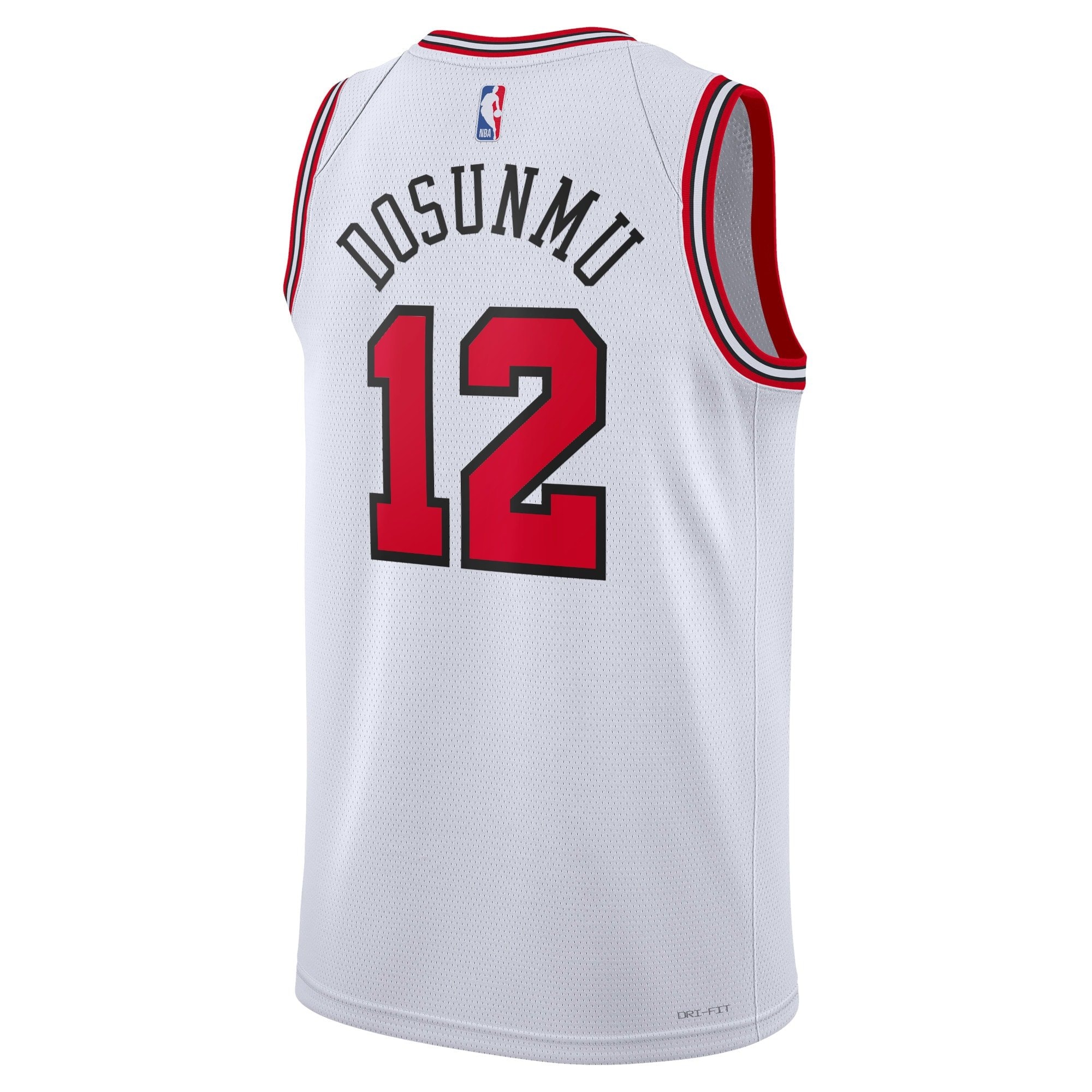 Chicago Bulls Association Edition Swingman Jersey White Ayo Dosunmu Unisex
