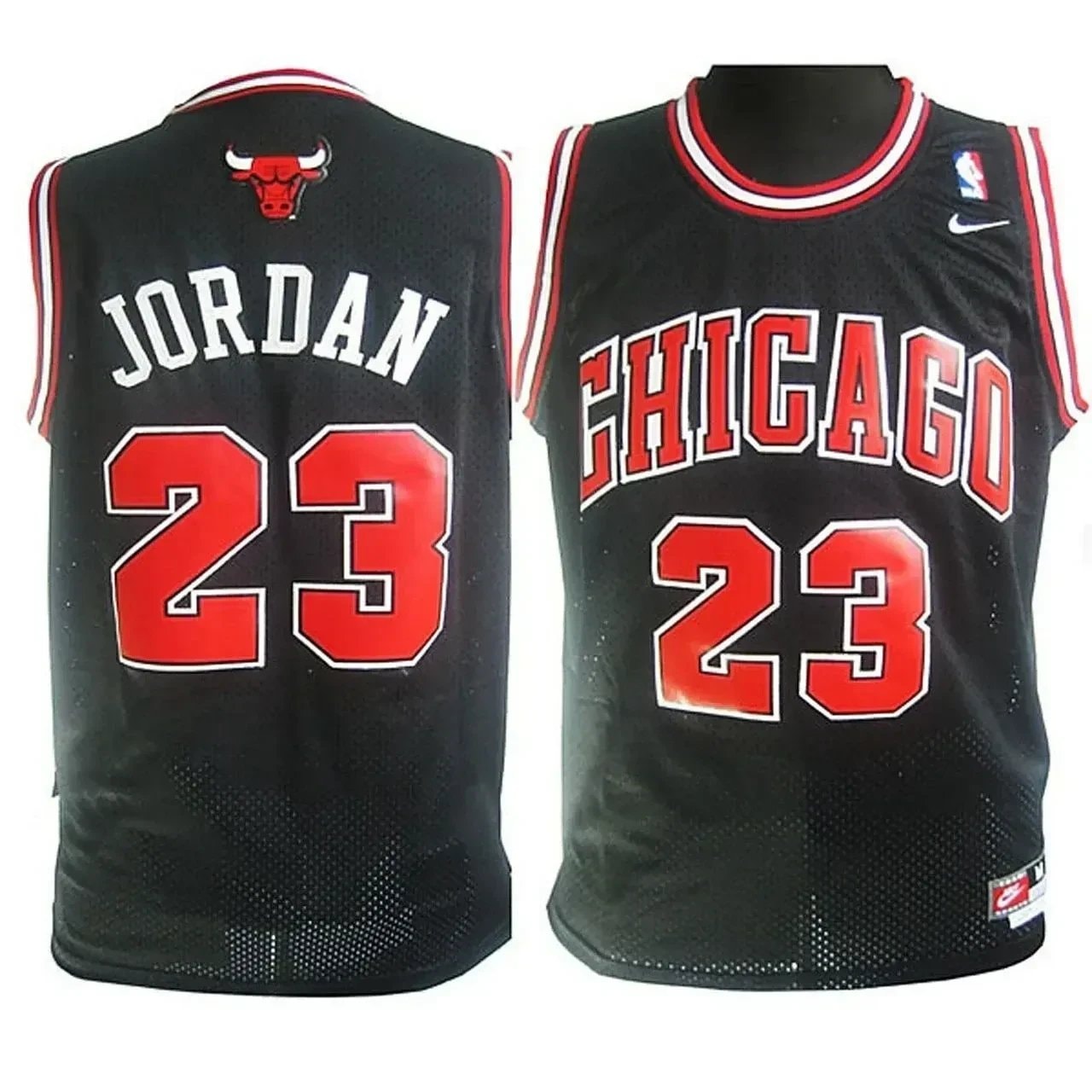 Youth Michael Jordan Chicago Bulls 23 Soul Swingman Black Jersey - Unisex