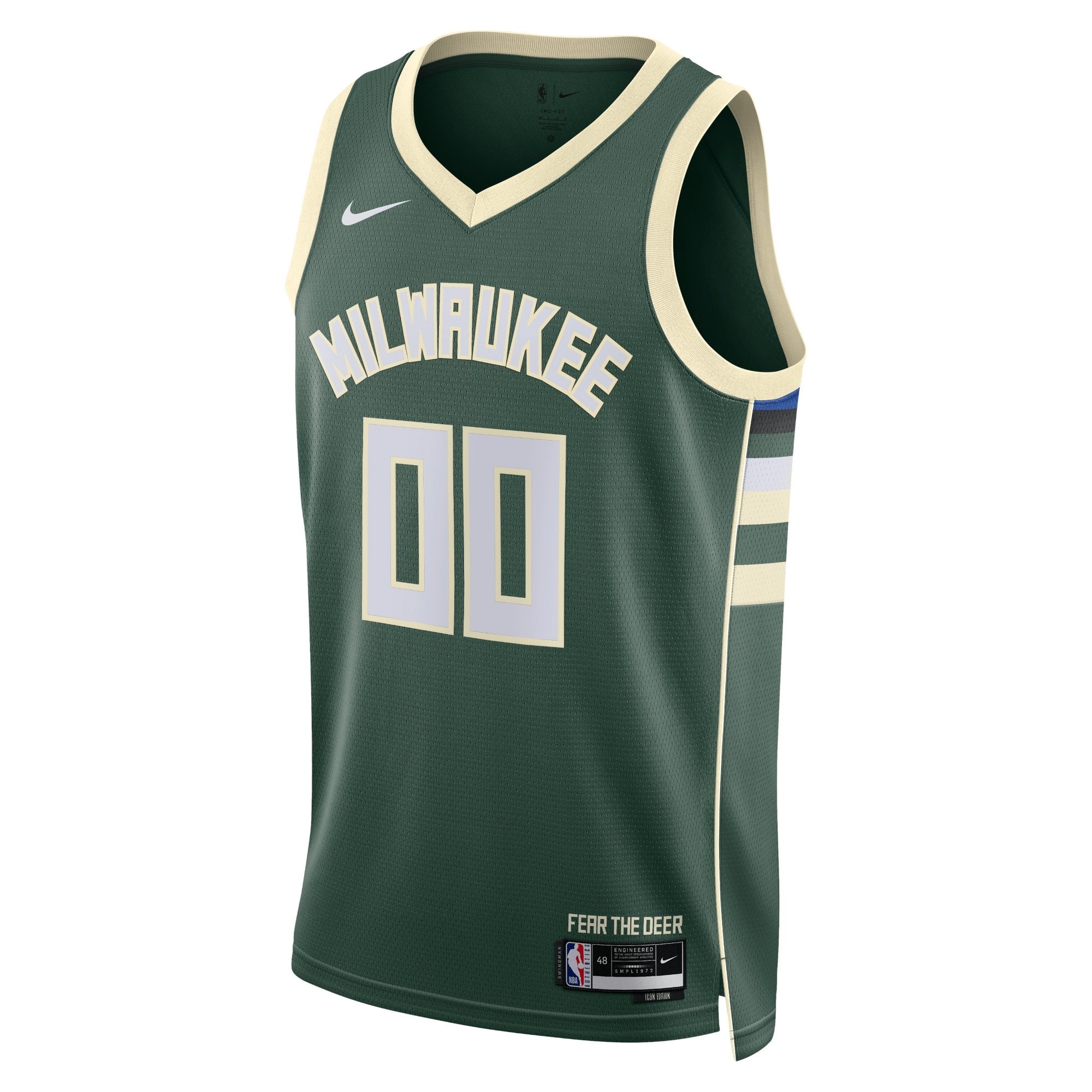 Milwaukee Bucks Icon Swingman Custom Jersey Unisex Multicolor S-3XL