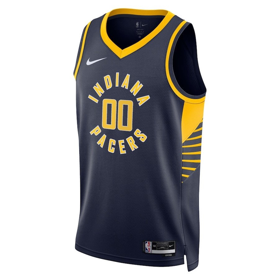 Indiana Pacers 2023/24 Icon Swingman Custom Jersey Men Navy