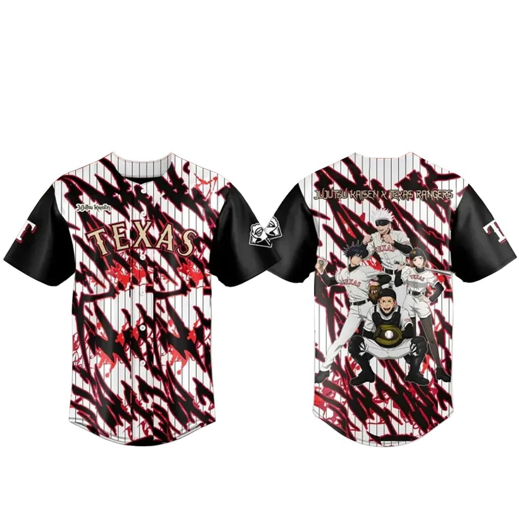 Baseball Team x Jujutsu Kaisen Theme Night 2026 Baseball Jersey