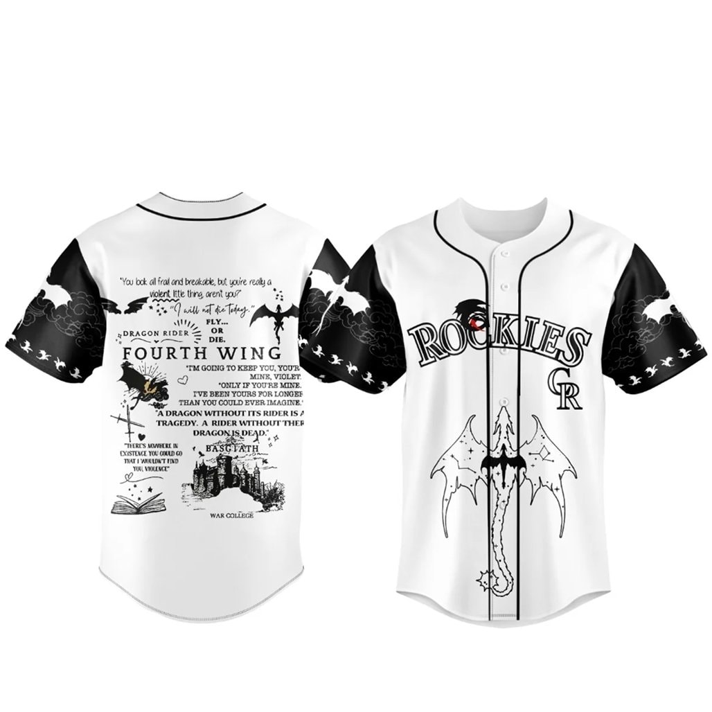 Baseball Team 2026 Fourth Wing Night Baseball Jersey