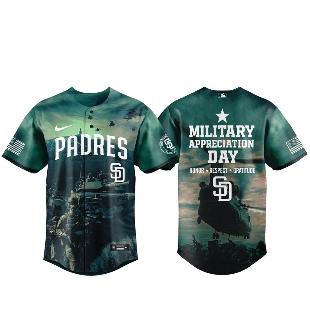 Baseball Team Military Appreciation Day 2026 Baseball Jersey