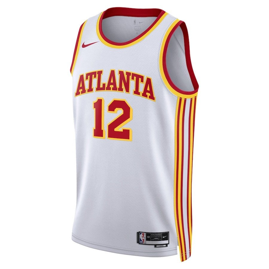De'Andre Hunter 12 Atlanta Hawks Unisex Swingman Jersey Association Edition White