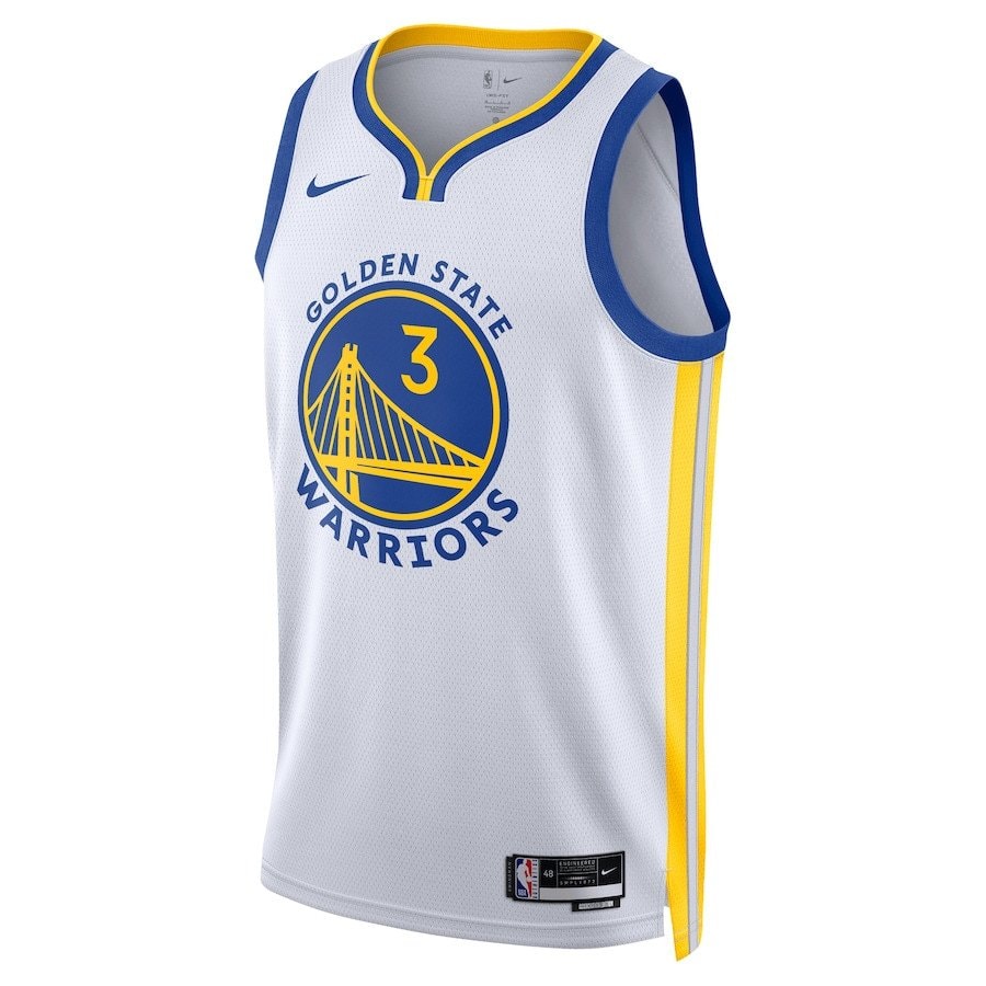 Chris Paul 3 Golden State Warriors Unisex Swingman Jersey Association Edition White
