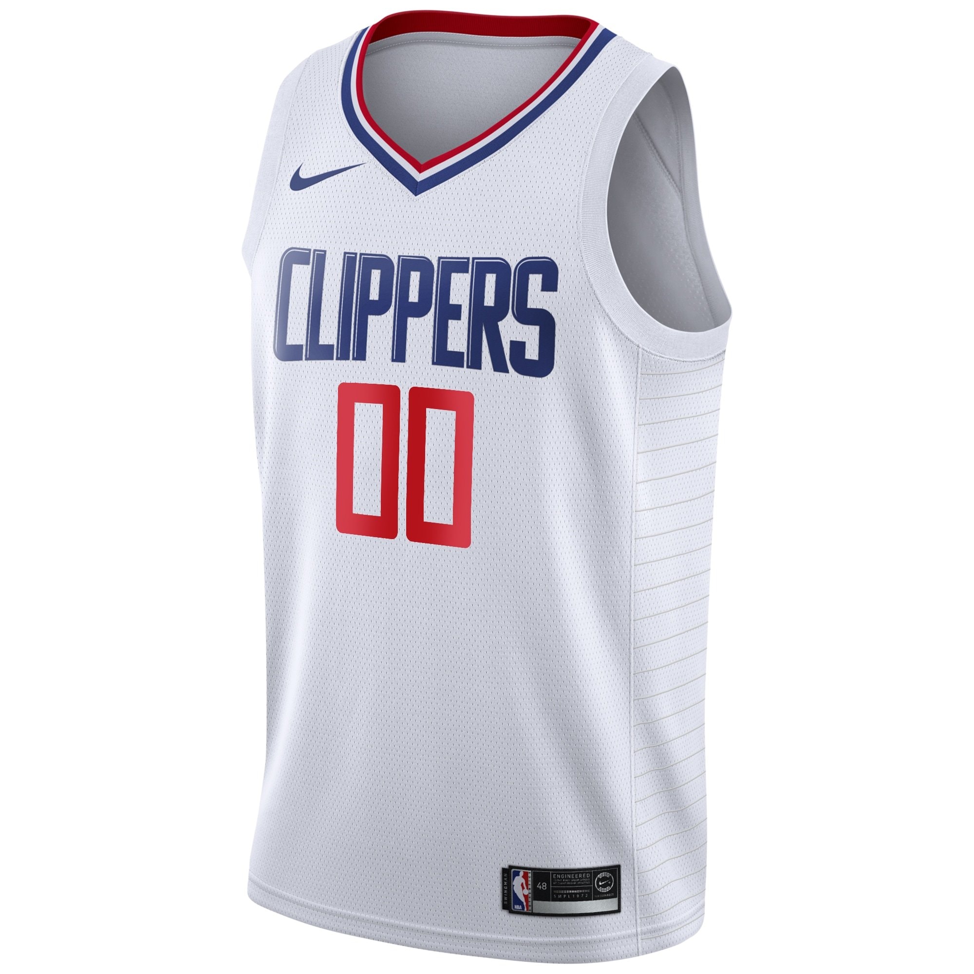 LA Clippers Association Swingman Jersey Custom Youth Multicolor S-3XL