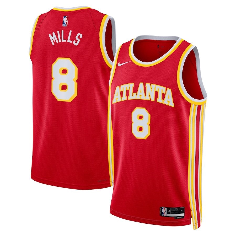 Patty Mills 8 Atlanta Hawks Unisex Swingman Jersey Icon Edition Red