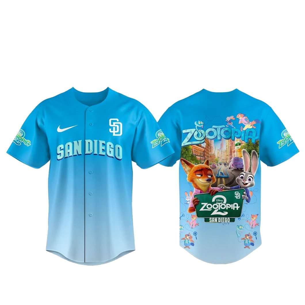 Baseball Team x Zootopia 2 Baseball Jersey