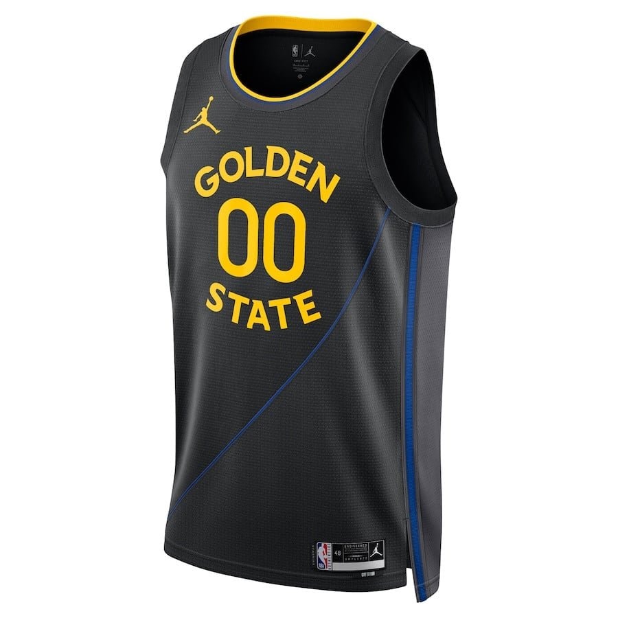 Golden State Warriors Unisex 2024/25 Custom Swingman Jersey Statement Edition Black