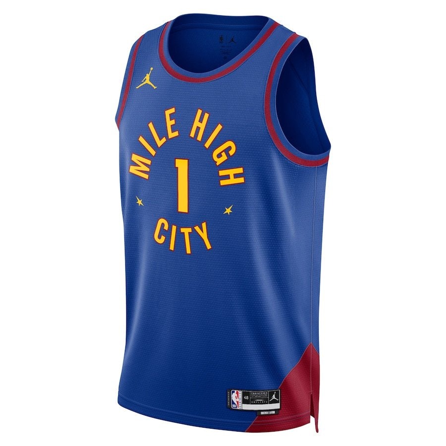 Michael Porter Jr. #1 Denver Nuggets Unisex Swingman Jersey Statement Edition Royal