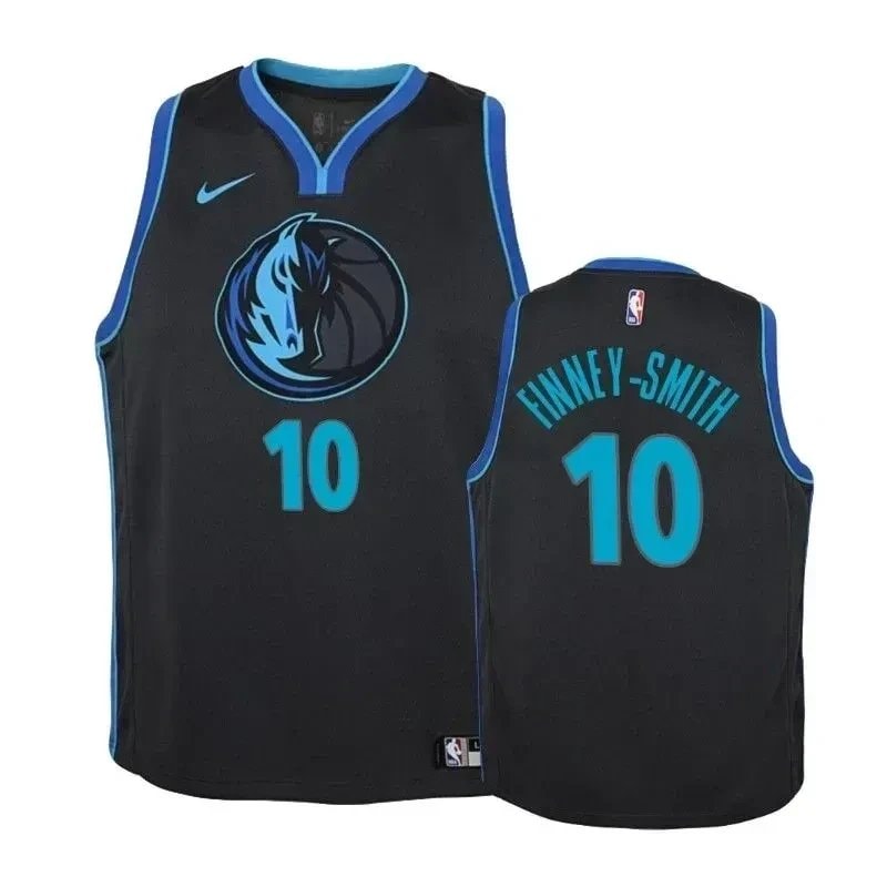 Youth Dorian Finney-Smith #10 Dallas Mavericks City Anthracite Jersey - Unisex