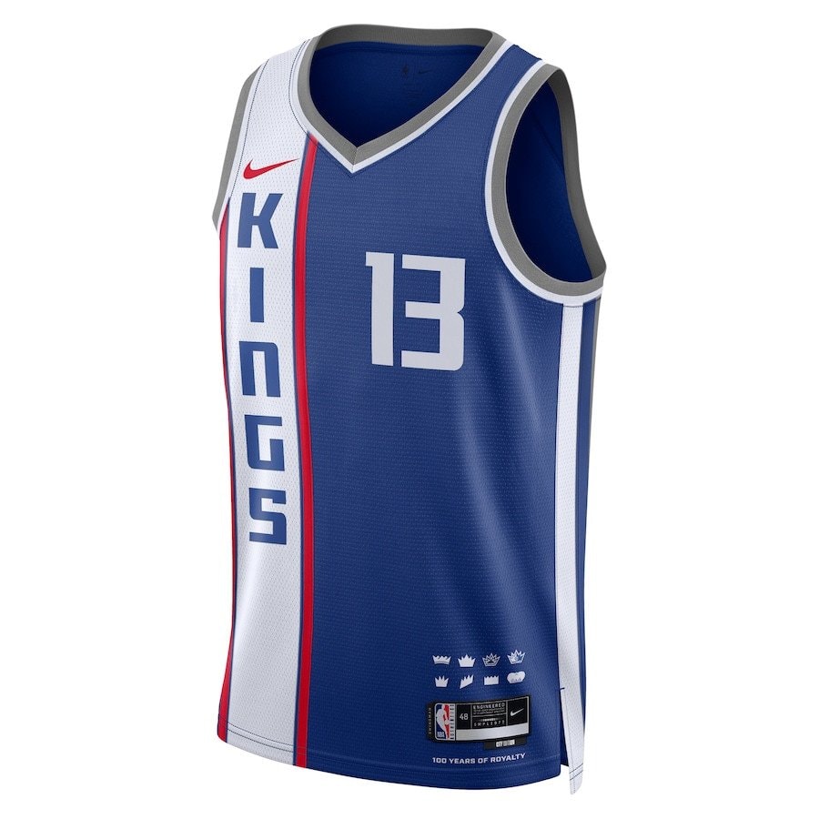 Keegan Murray 13 Sacramento Kings 2023/24 City Edition Swingman Jersey Blue Unisex