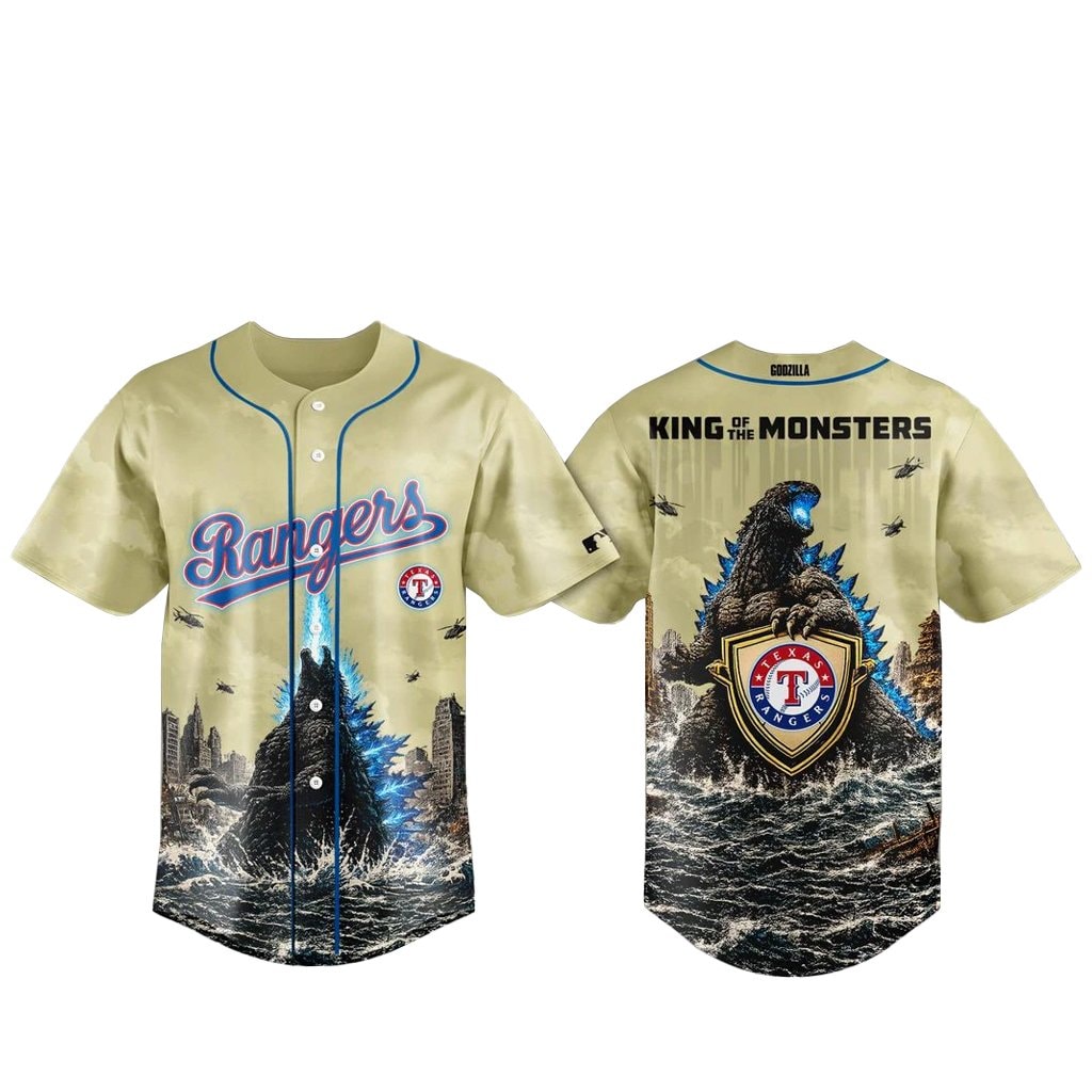 Baseball Team x Godzilla 2026 King Of The Monsters Baseball Jersey