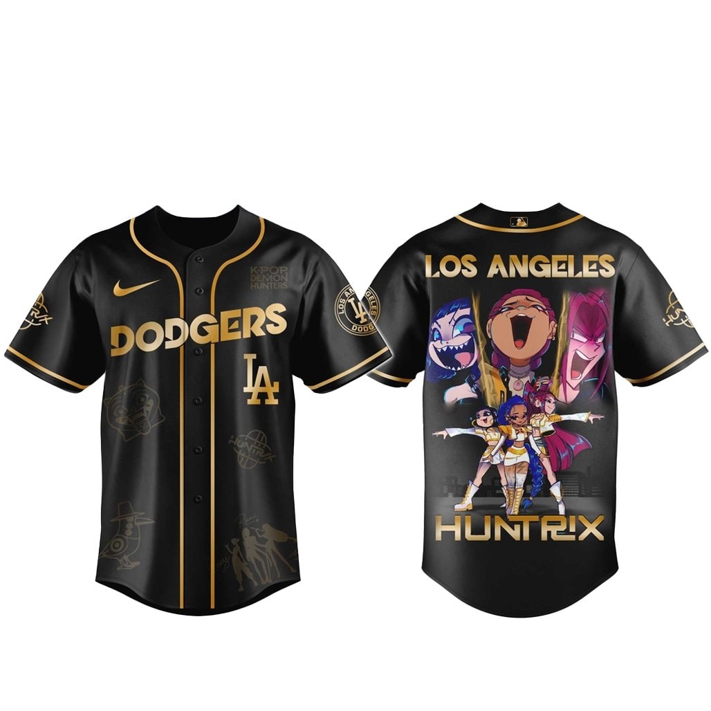 Baseball Team x Kpop Demon Hunter 2026 Golden Baseball Jersey