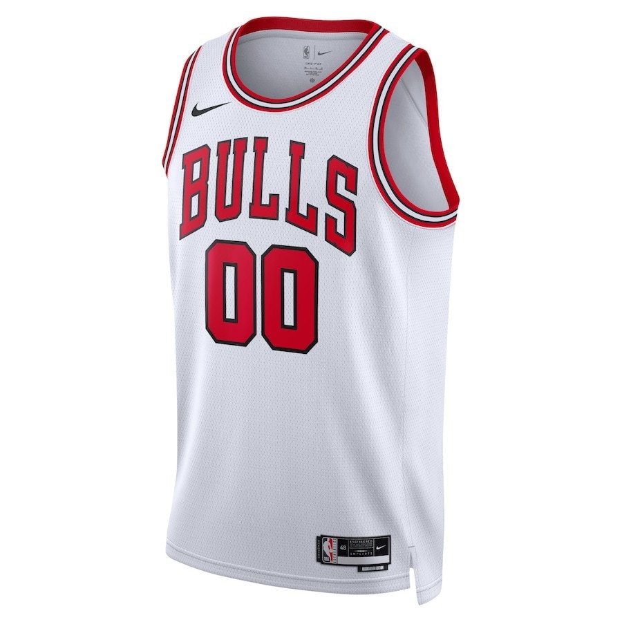 Chicago Bulls 2023/24 Association Swingman Custom Jersey White Men S-3XL