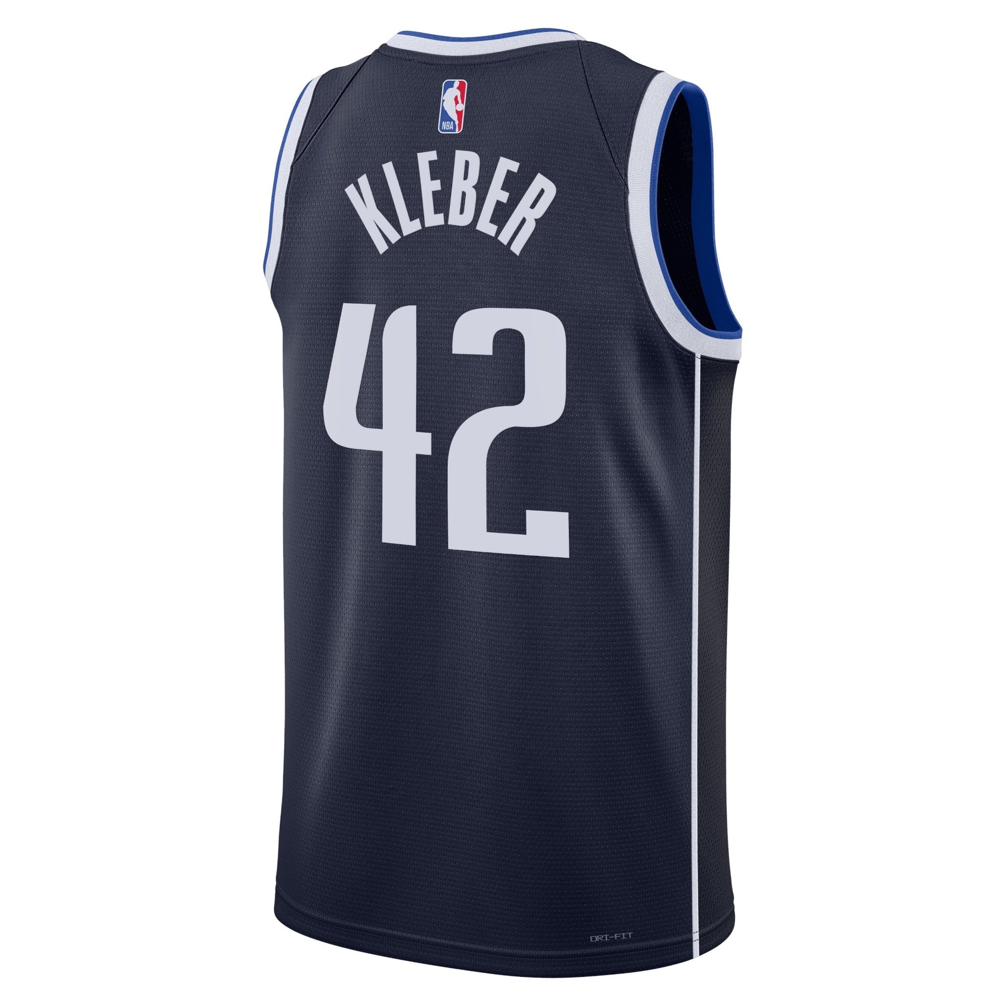 Dallas Mavericks Maximillian Kleber Navy Statement Edition Swingman Jersey Unisex