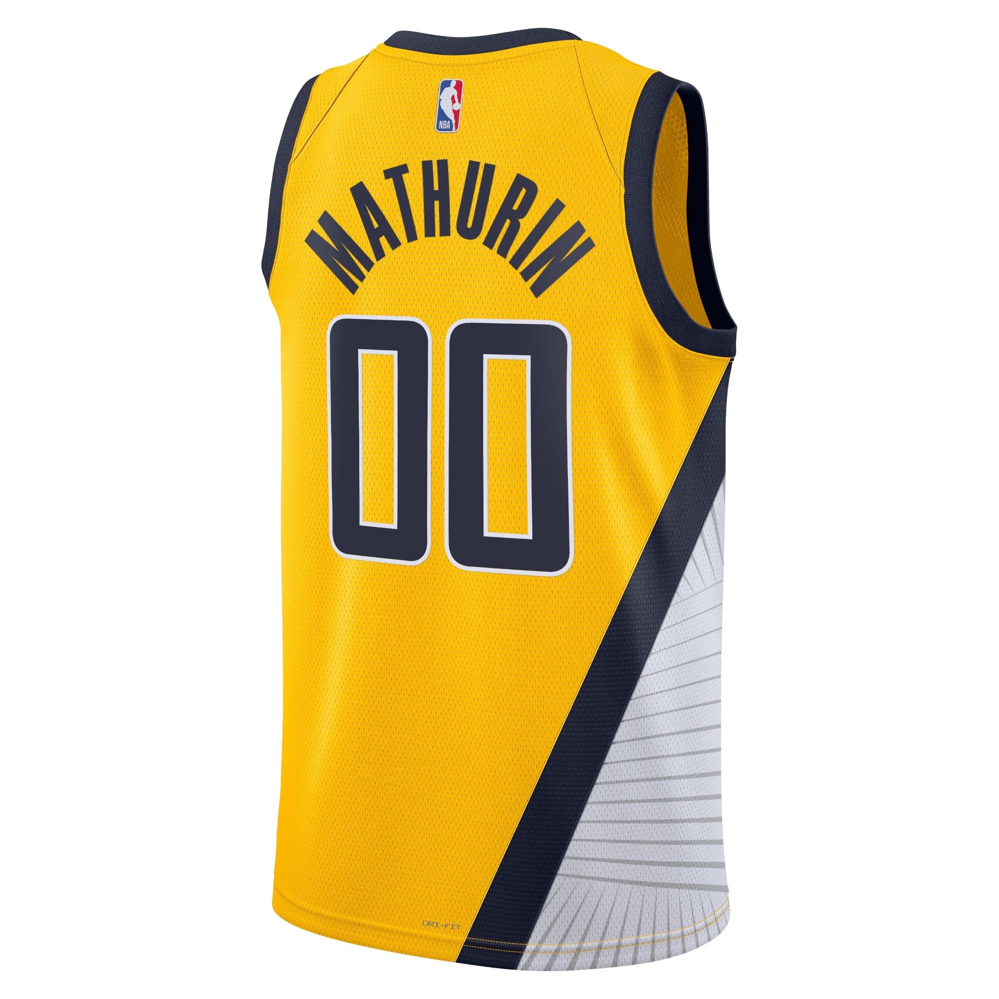 Indiana Pacers Jordan Statement Edition Swingman Jersey Navy Bennedict Mathurin Unisex