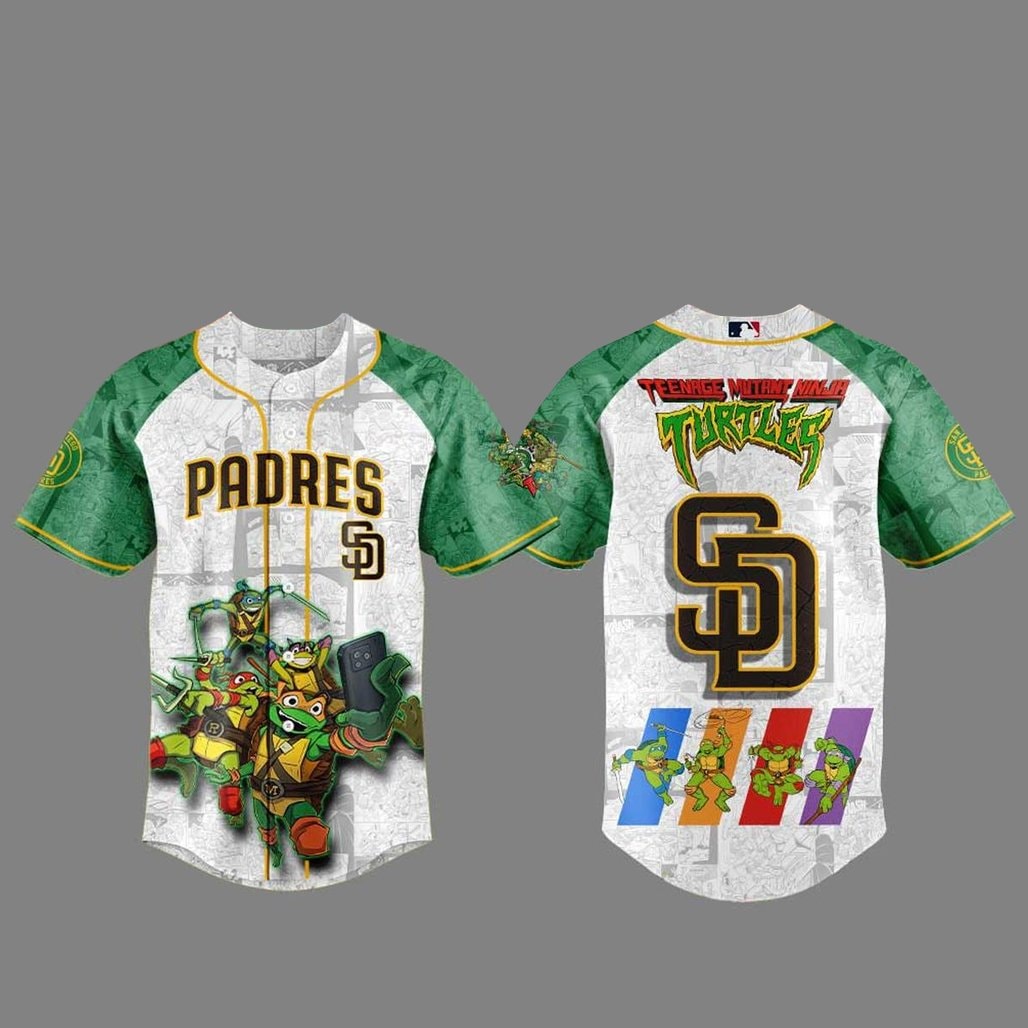 Baseball Team x Teenage Mutant Ninja Turtles 2026 Baseball Jersey Version 2