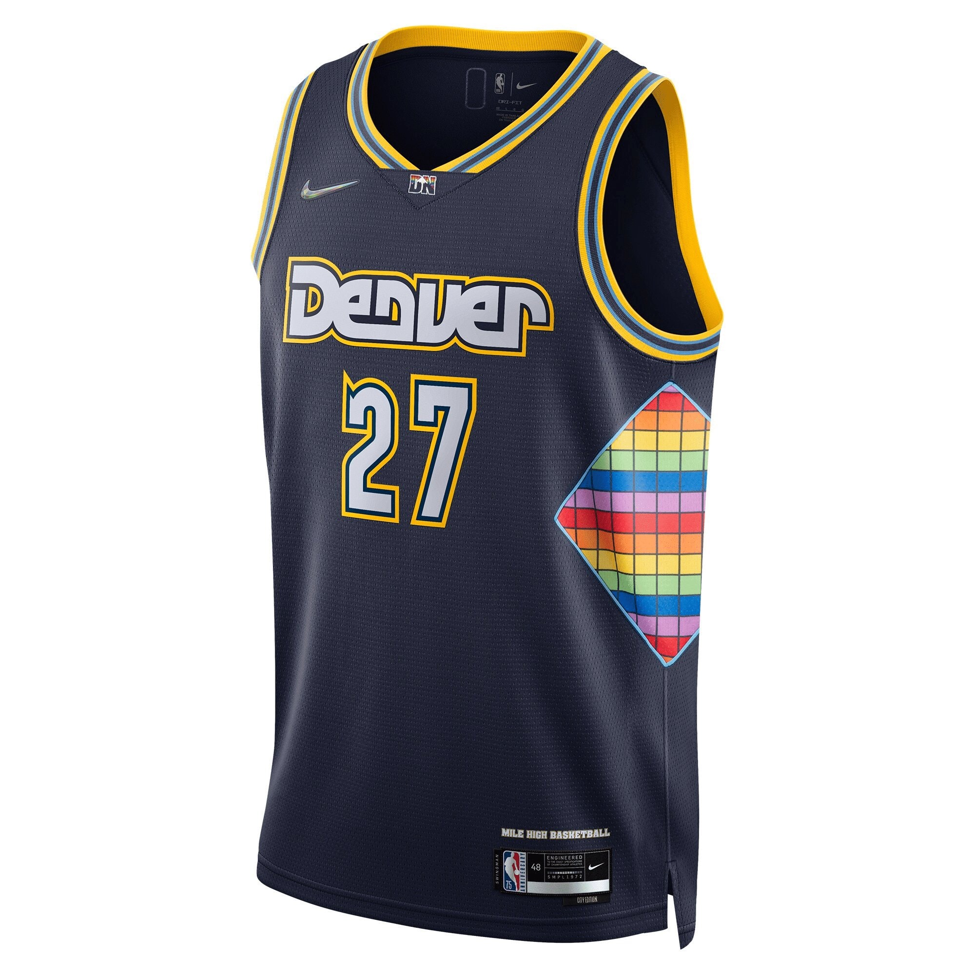 Jamal Murray Denver Nuggets Swingman Jersey - City Edition - Navy Jersey