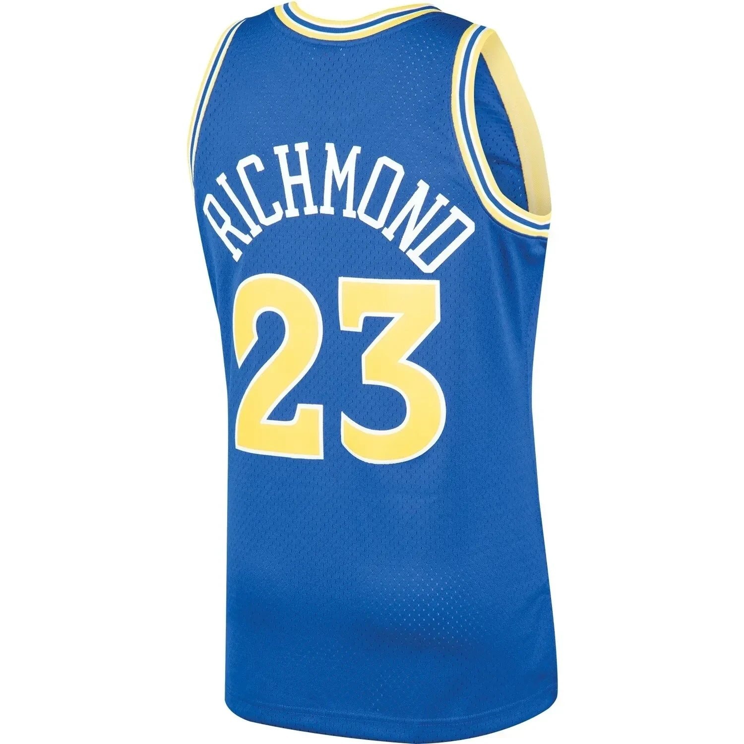 Men's Mitchell Ness Mitch Richmond Royal Golden State Warriors 1990-91 Hardwood Classics Swingman Player Jersey