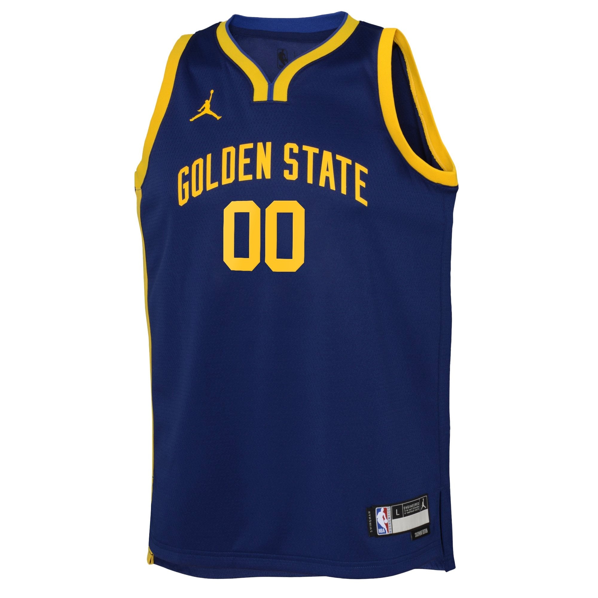 Golden State Warriors Jordan Statement Edition Swingman Jersey 22 Blue Jonathan Kuminga Youth