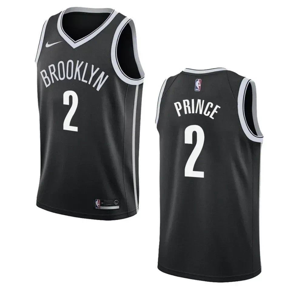 Men's Brooklyn Nets Taurean Prince Icon Swingman Jersey Black S-3XL