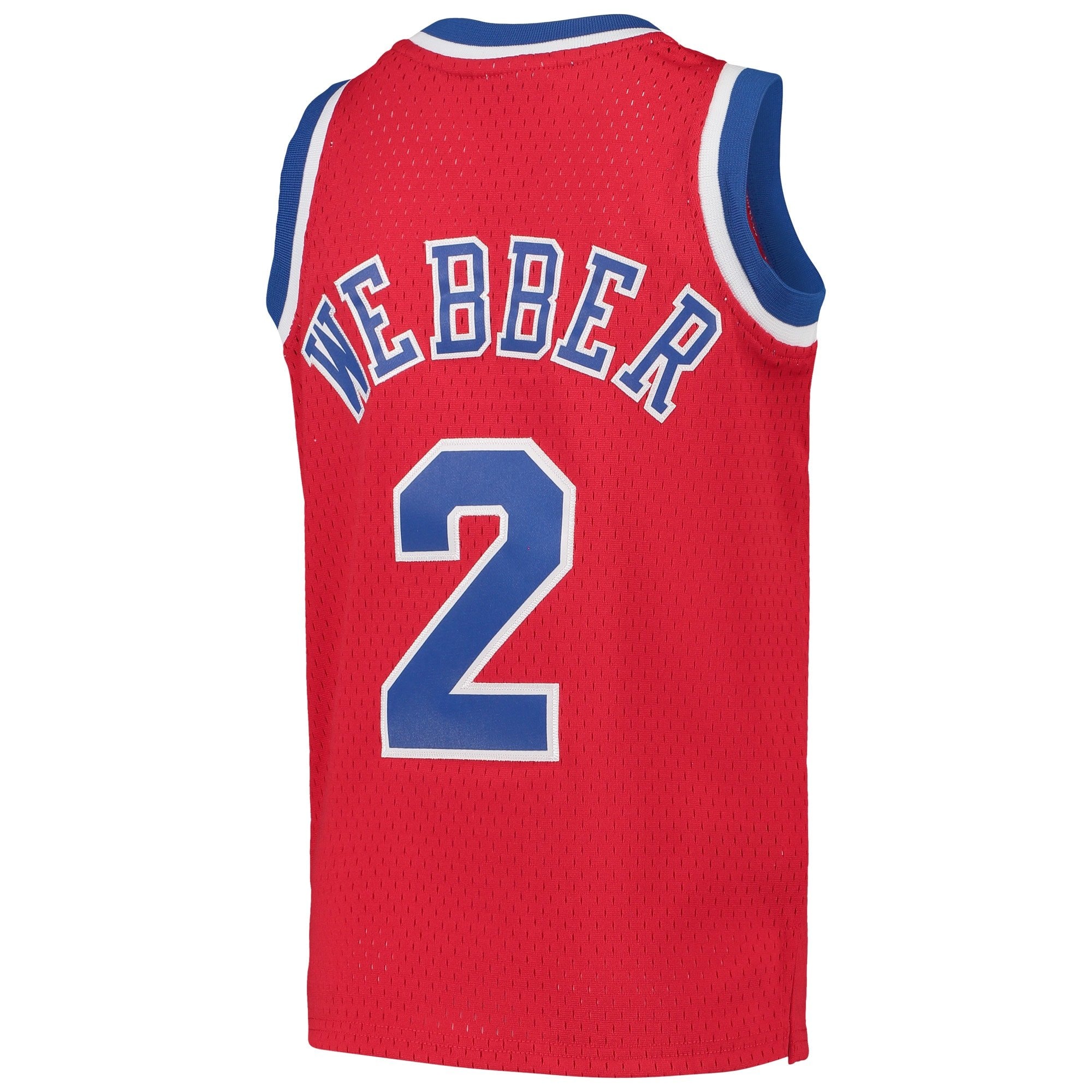Youth Mitchell & Ness Chris Webber Red Washington Bullets 1994-95 Hardwood Classics Swingman Jersey