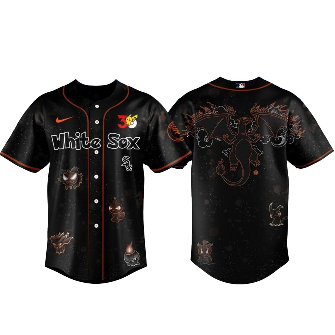 Baseball Team Pokemon 30th Anniversary 1996-2026 Baseball Jersey