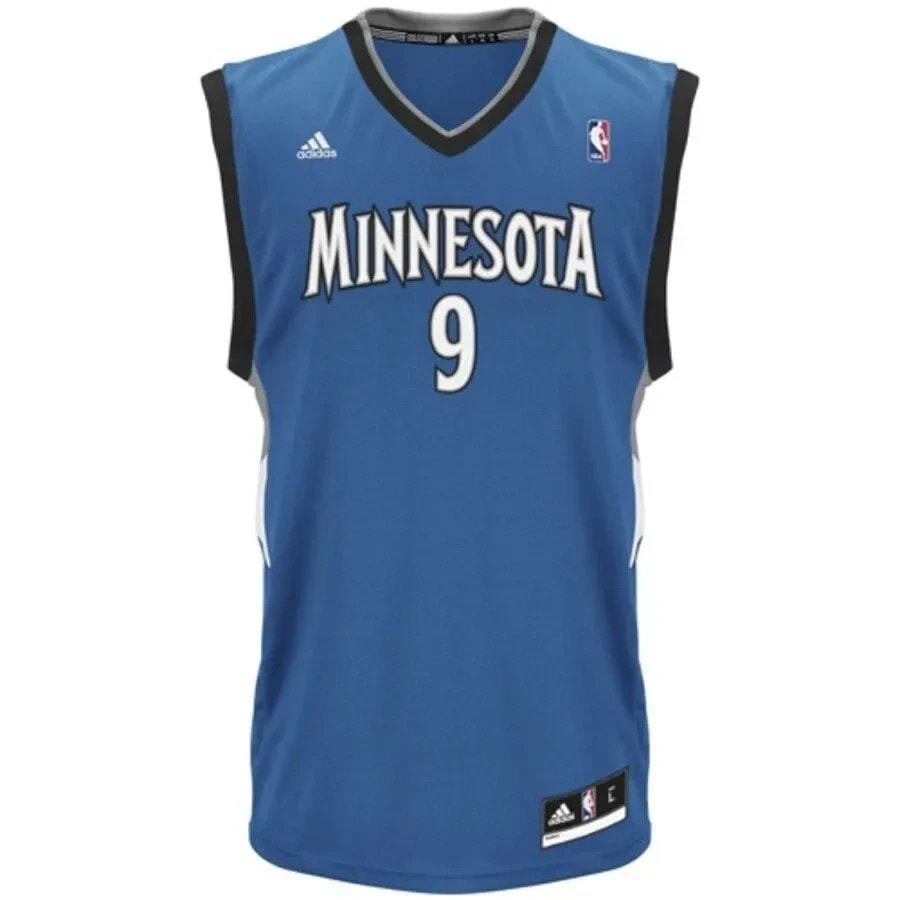 Ricky Rubio Minnesota Timberwolves Road Jersey Slate Blue Unisex