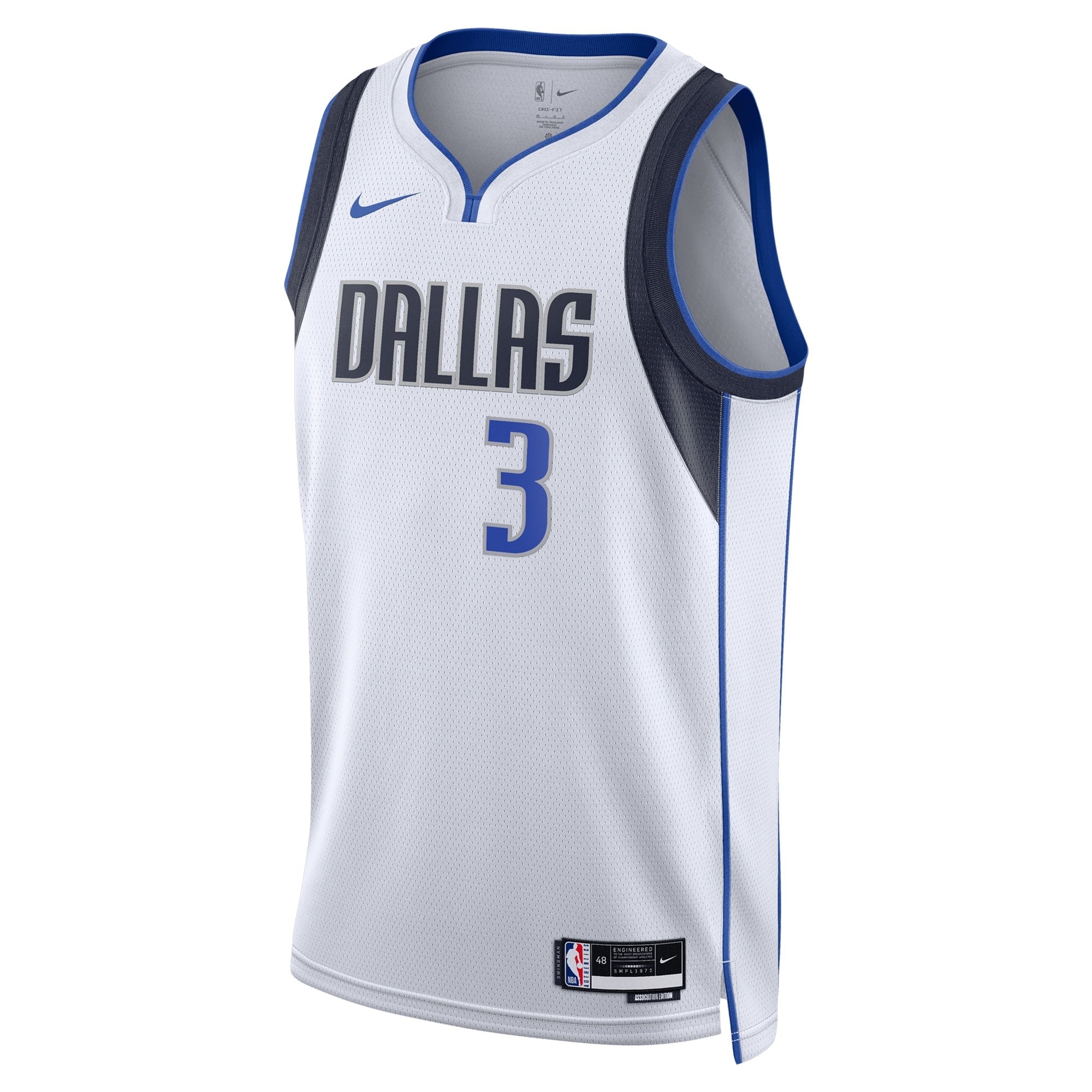 Dallas Mavericks Association Edition Swingman Jersey White Anthony Davis Unisex