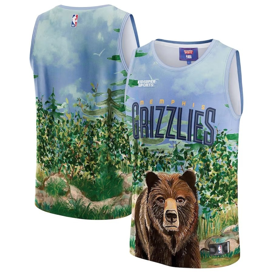 Basketball Team Basketball & KidSuper Studios Unisex Hometown Jersey - Teal