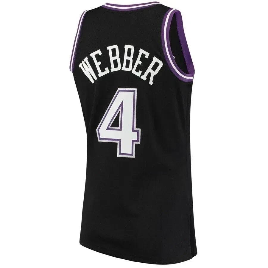 Chris Webber Sacramento Kings Mitchell & Ness 2000-01 Hardwood Classics Swingman Jersey Black