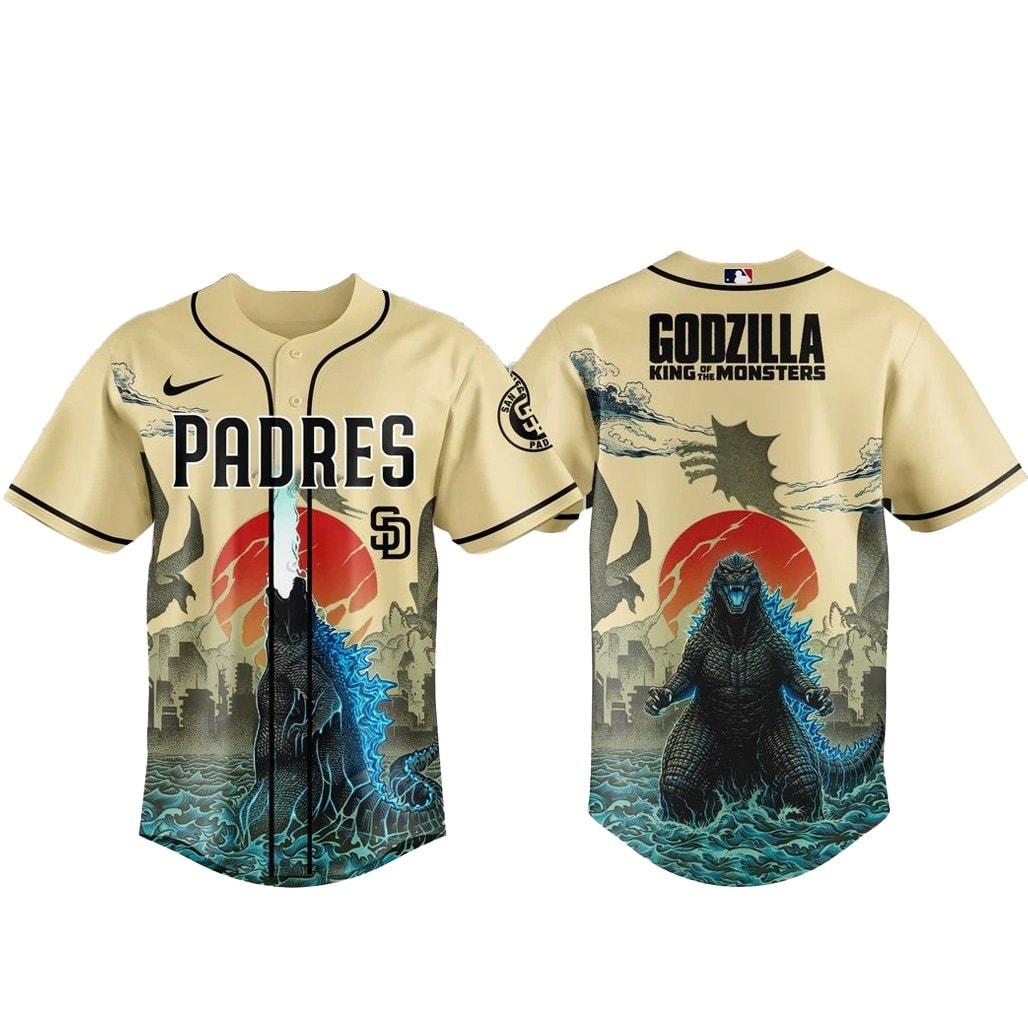 Baseball Team x Godzilla King of The Monsters Baseball Jersey
