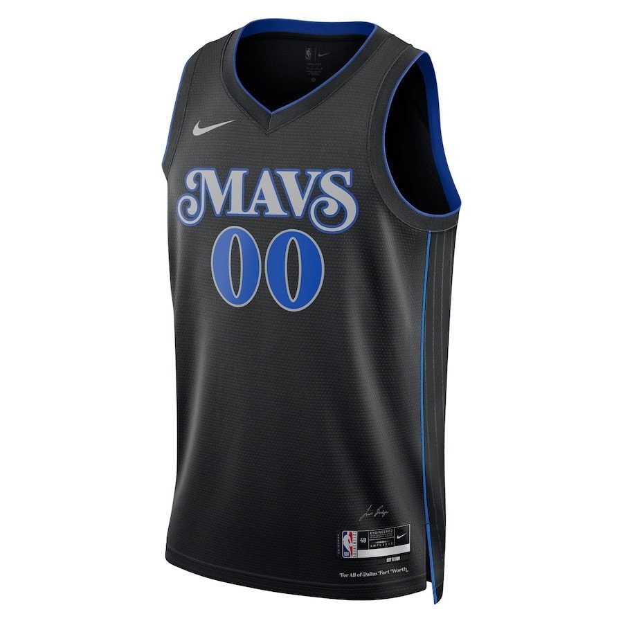 Dallas Mavericks 2023/24 Swingman Jersey Customized - City Edition - Black