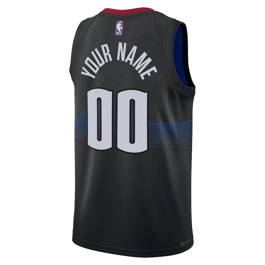 Denver Nuggets 2023/24 City Edition Swingman Custom Jersey Black Unisex