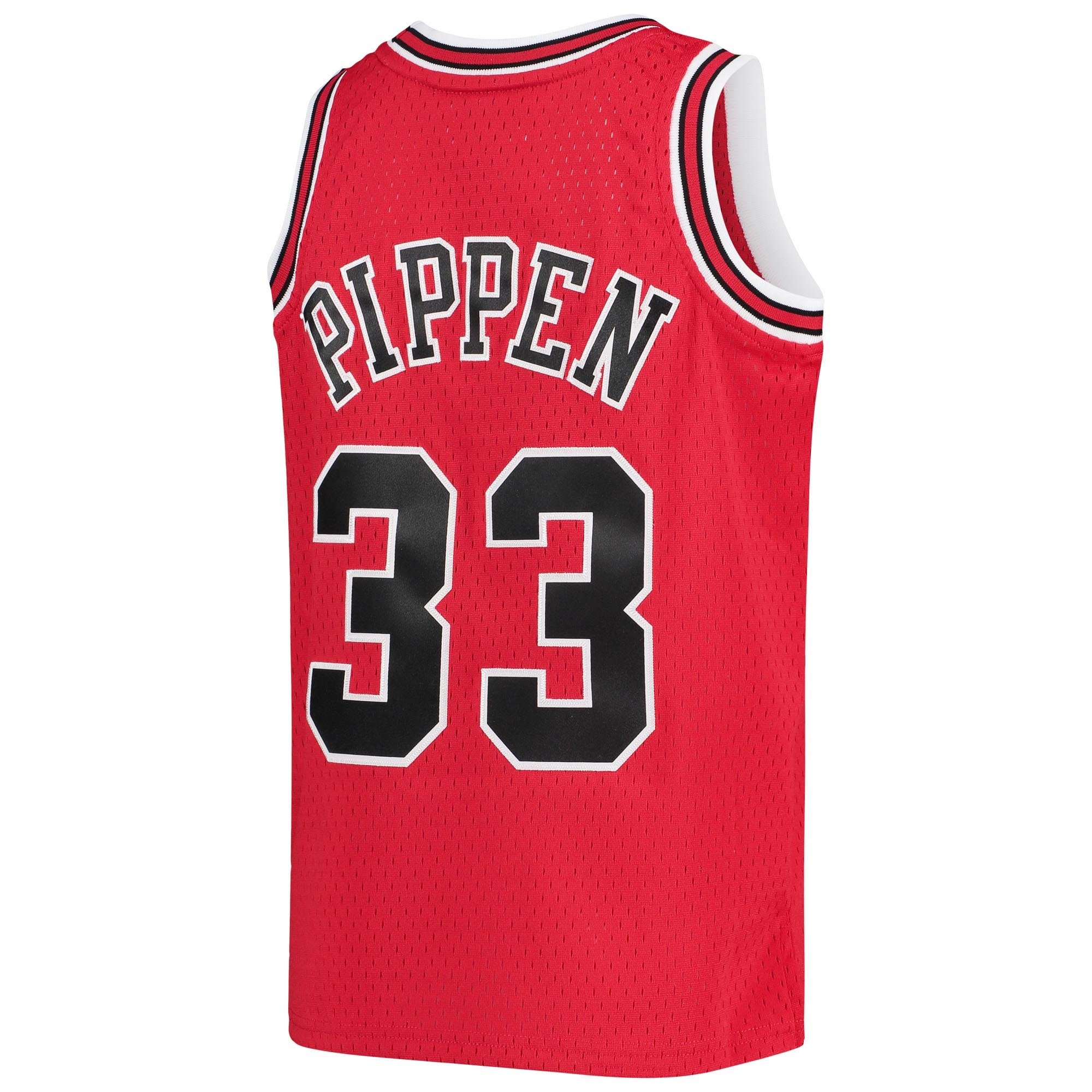 Youth Mitchell & Ness Scottie Pippen Red Chicago Bulls 1997-98 Hardwood Classics Swingman Jersey
