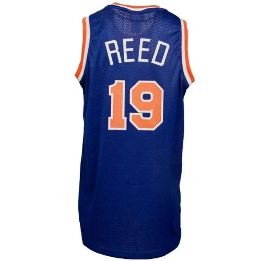 Willis Reed New York Knicks Hardwood Classics Soul Swingman Throwback Jersey Blue