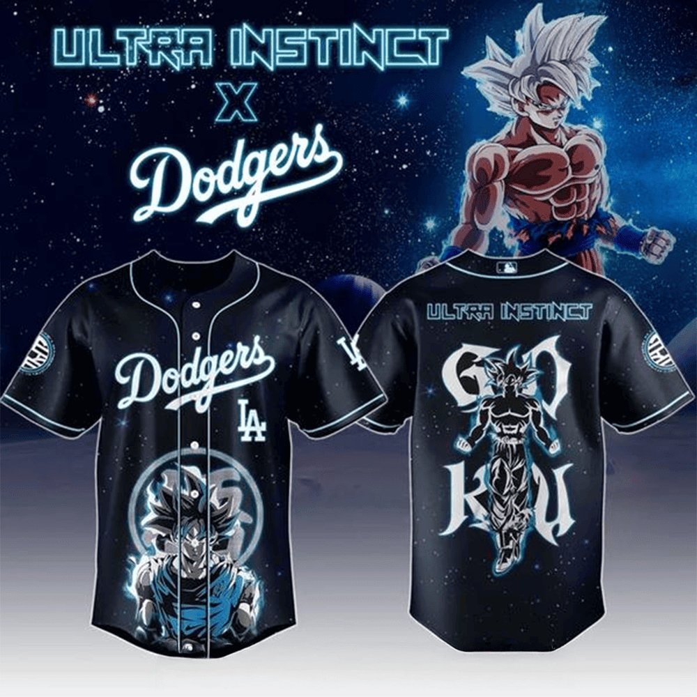 Goku Ultra Instinct x Baseball Team 2025 Special Jersey Useful Gifts For Dad