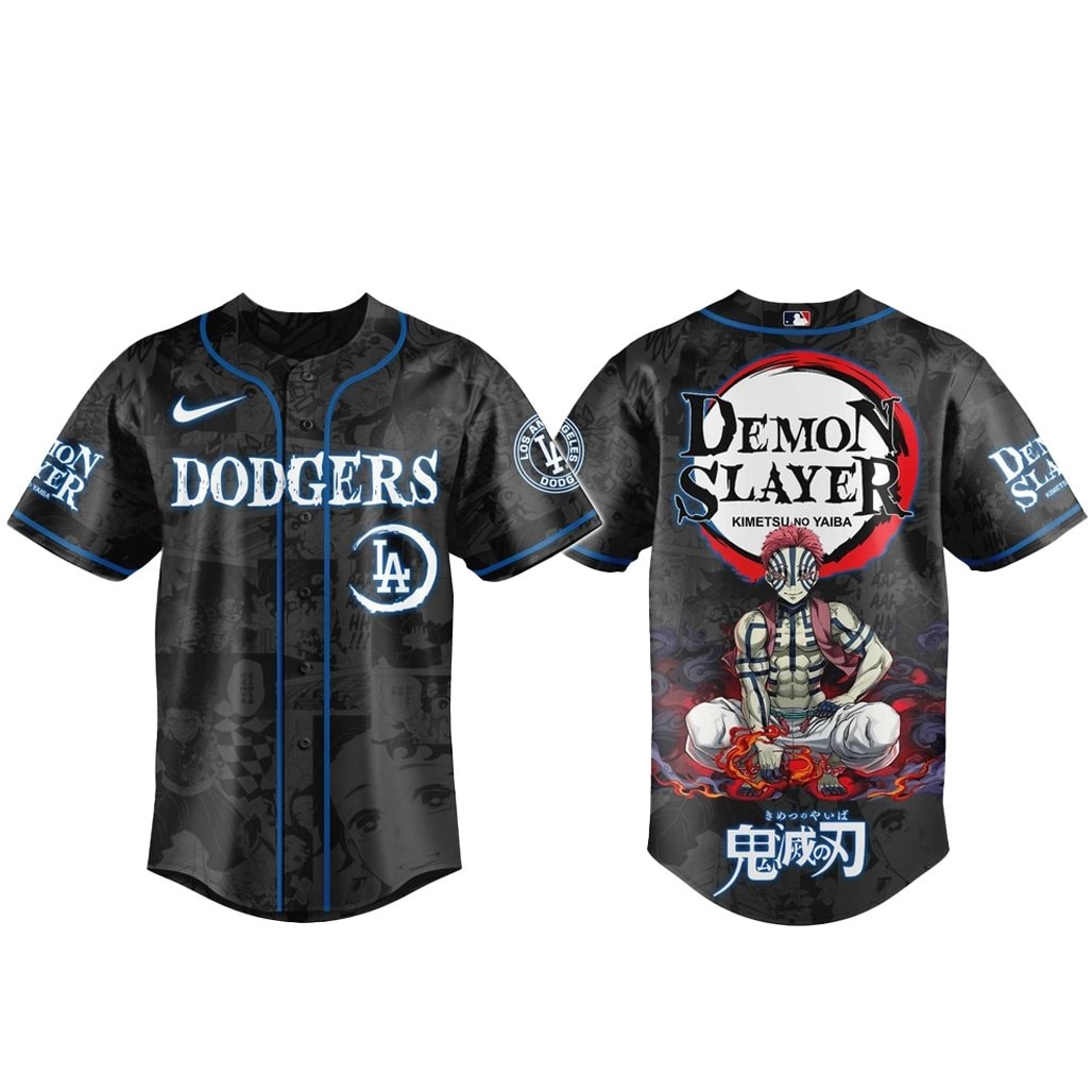 Baseball Team x Akaza Demon Slayer Baseball Jersey