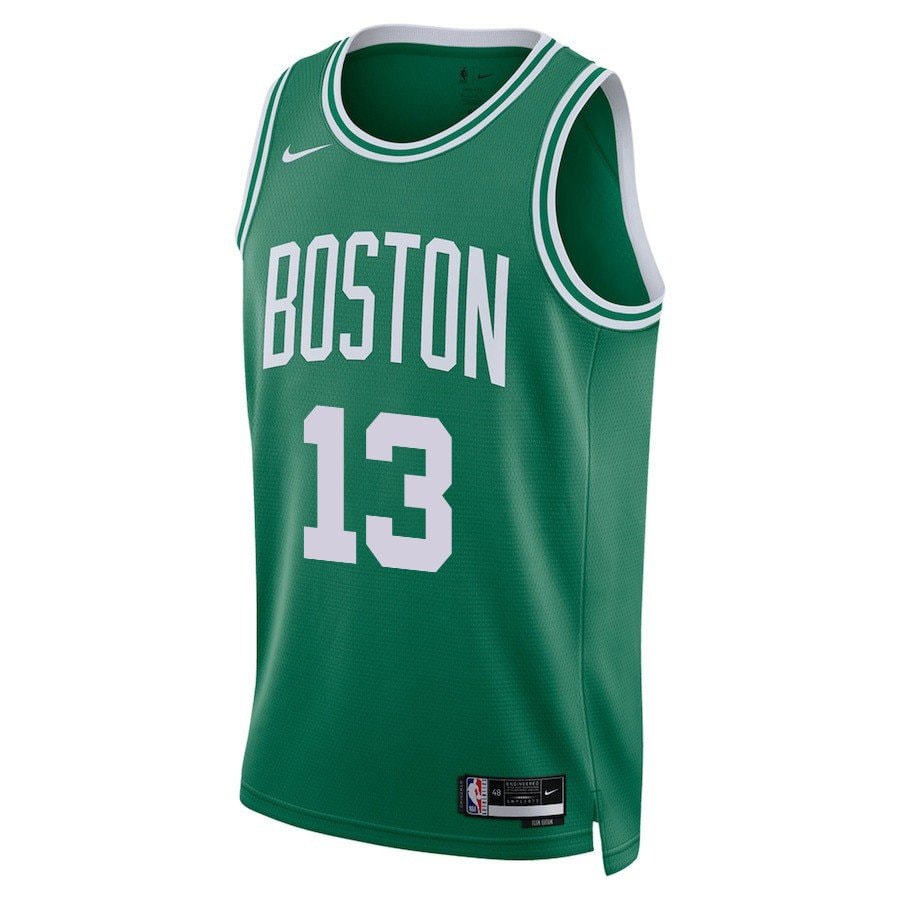 Drew Peterson 13 Boston Celtics 2024 Finals Patch Icon Edition Jersey Kelly Green