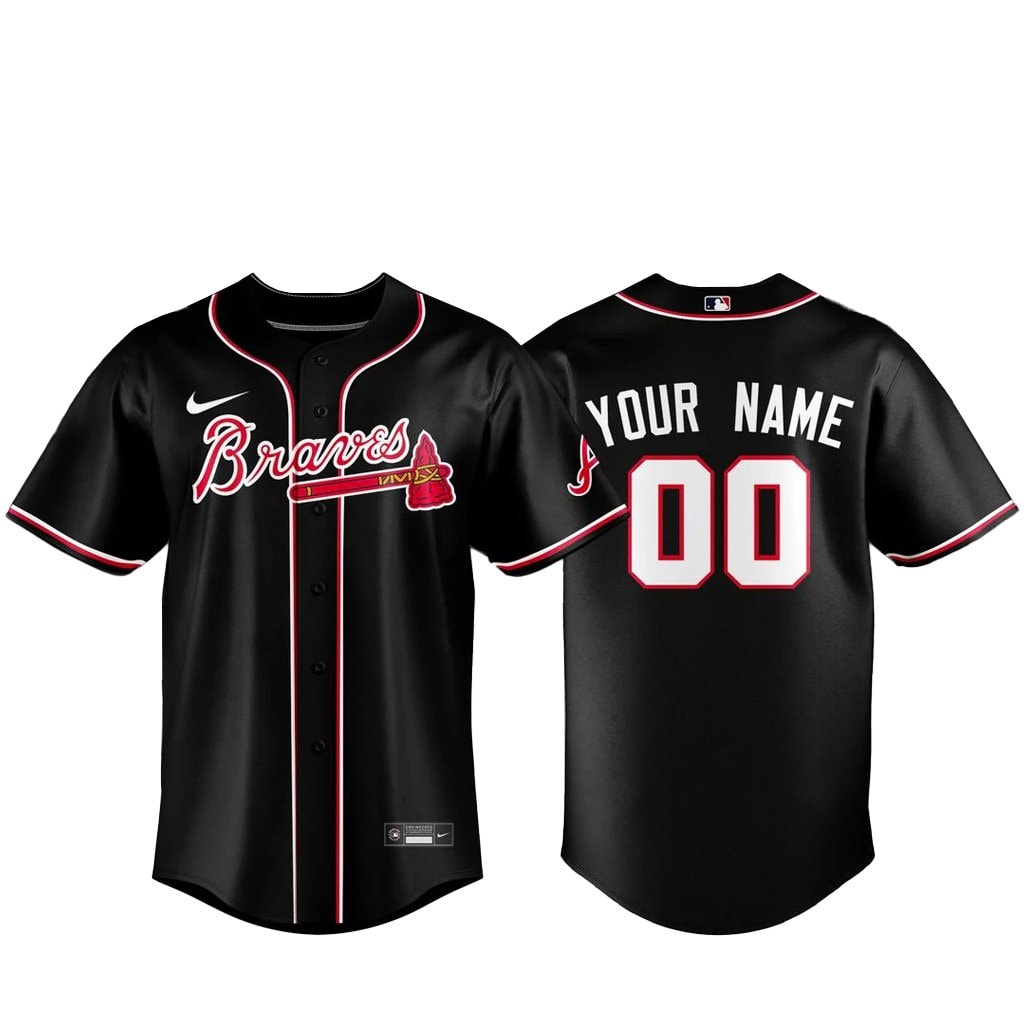 Custom Name and Number Baseball Team Black Out 2026 Baseball Jersey