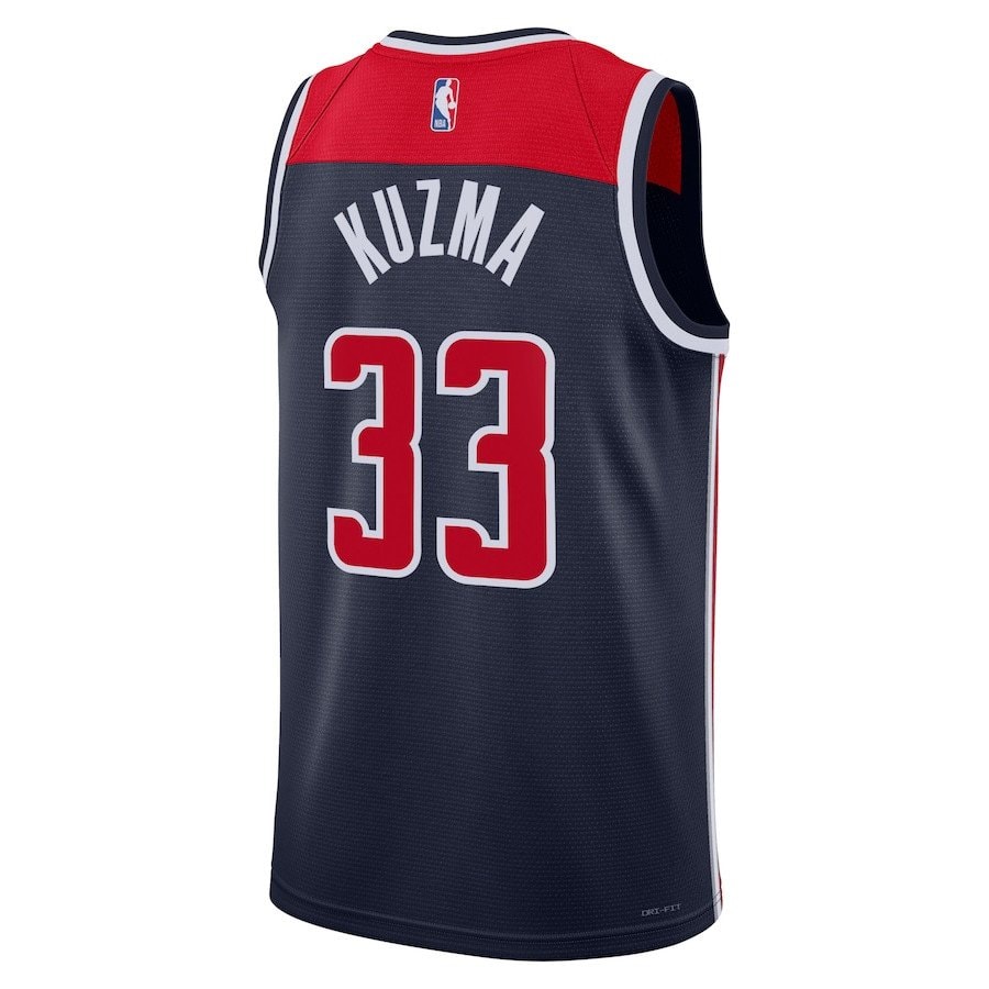 Kyle Kuzma 33 Washington Wizards Unisex Swingman Jersey Statement Edition Navy