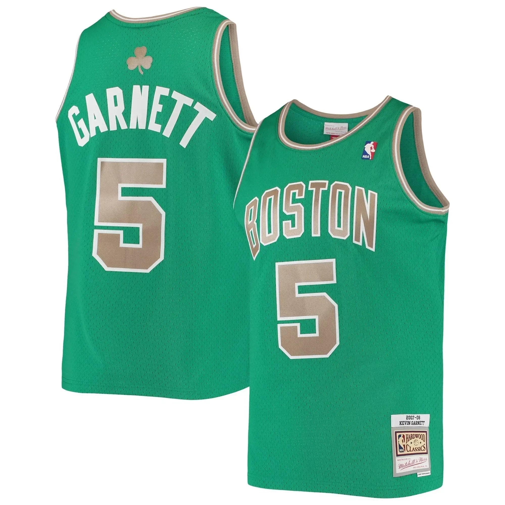 Kevin Garnett Boston Celtics Mitchell Ness Hardwood Classics Swingman Jersey - Kelly Green